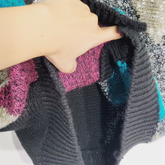 Jaclyn Smith Vintage Button Front Cardigan Sweater Retro Oversize Loose Fit 80's - Picture 7 of 10